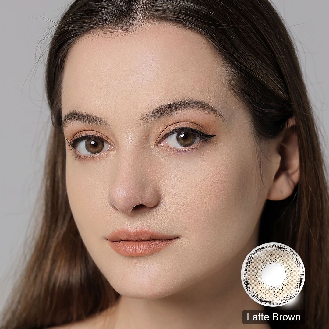 [US Warehouse] Latte Brown Monthly Colored Contacts