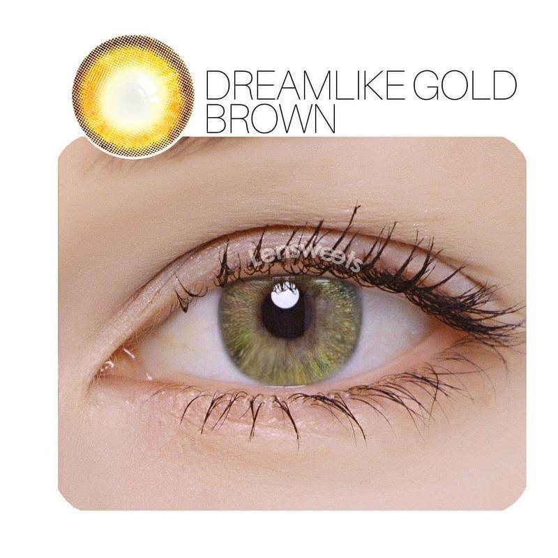 [US Warehouse] Dreamlike Brown Prescription Monthly Colored Contacts