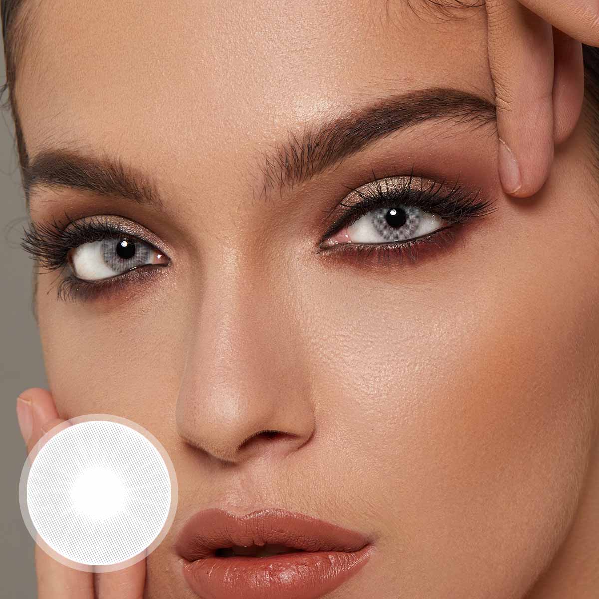 [Flash Sale] Icy Grey Prescription Monthly Colored Contacts
