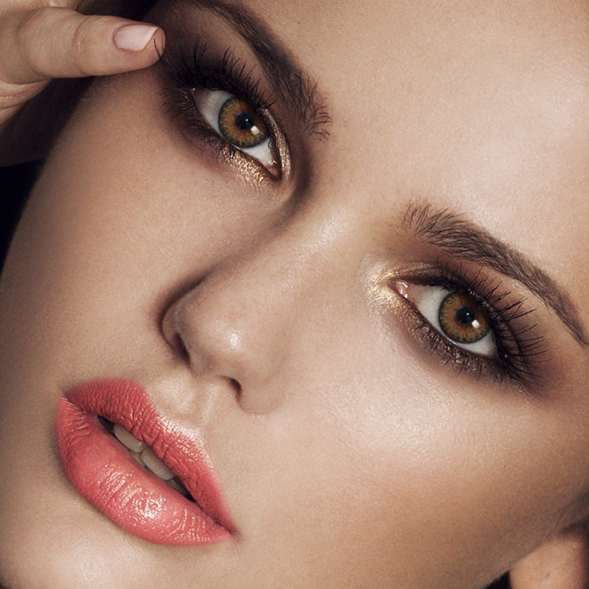 [US Warehouse] 3-Tone Honey Prescription Monthly Colored Contact Lenses