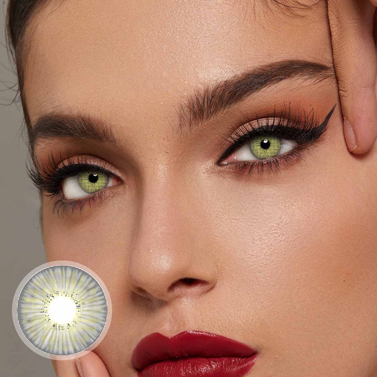[US Warehouse] New York Grey Prescription Monthly Colored Contacts