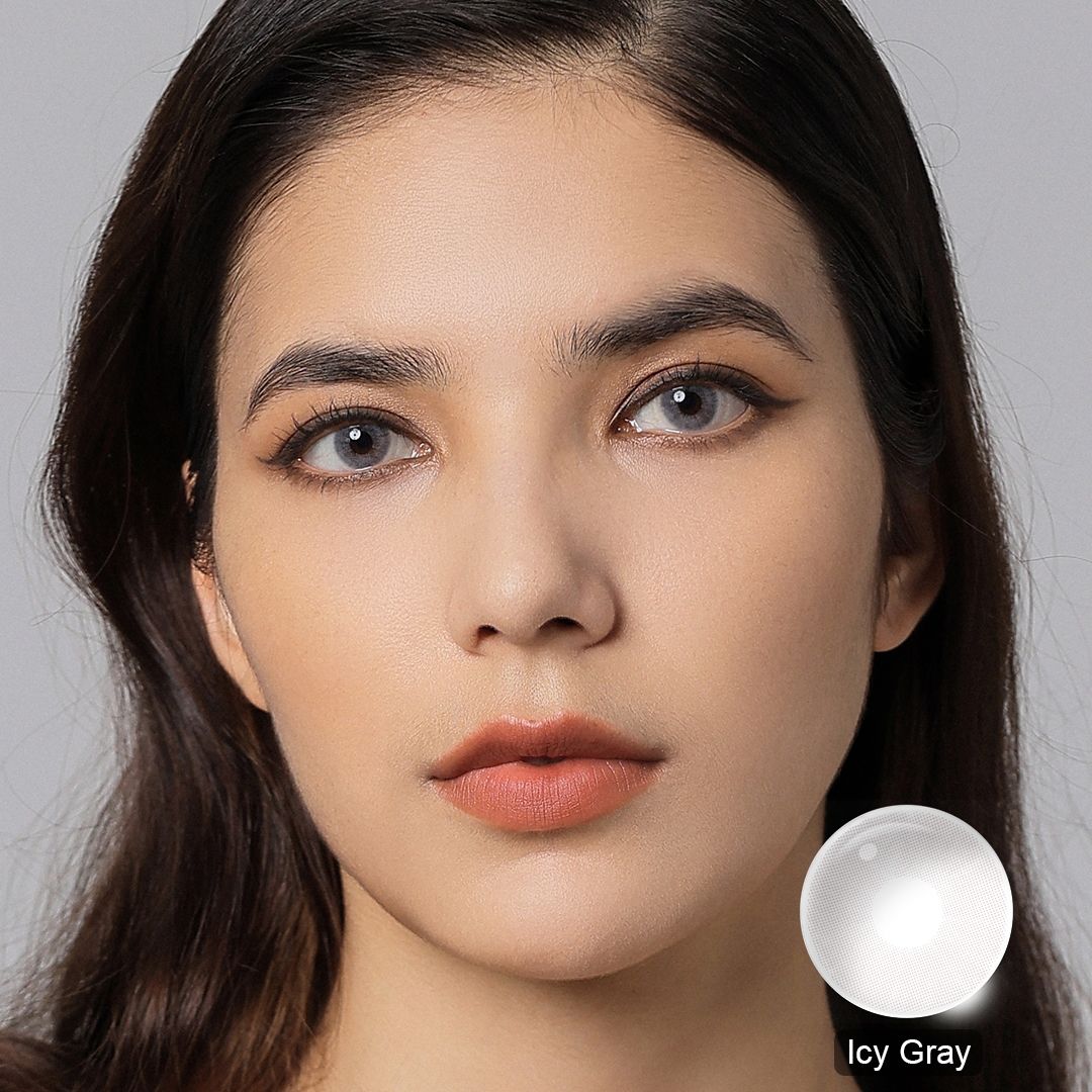[US Warehouse] Icy Grey Monthly Colored Contacts