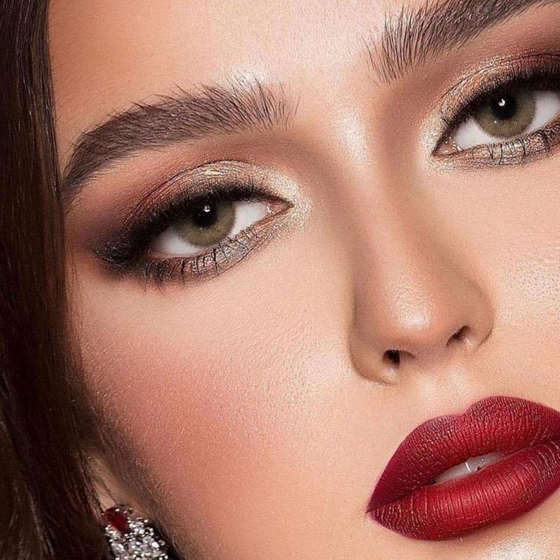 [US Warehouse] Fantasy Sandy Grey Prescription Monthly Colored Contacts