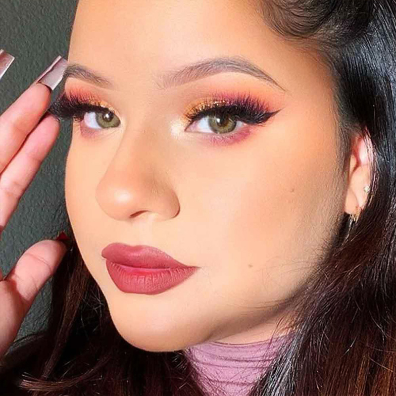 [US Warehouse] Cotton Eye Brown Prescription Monthly Colored Contacts