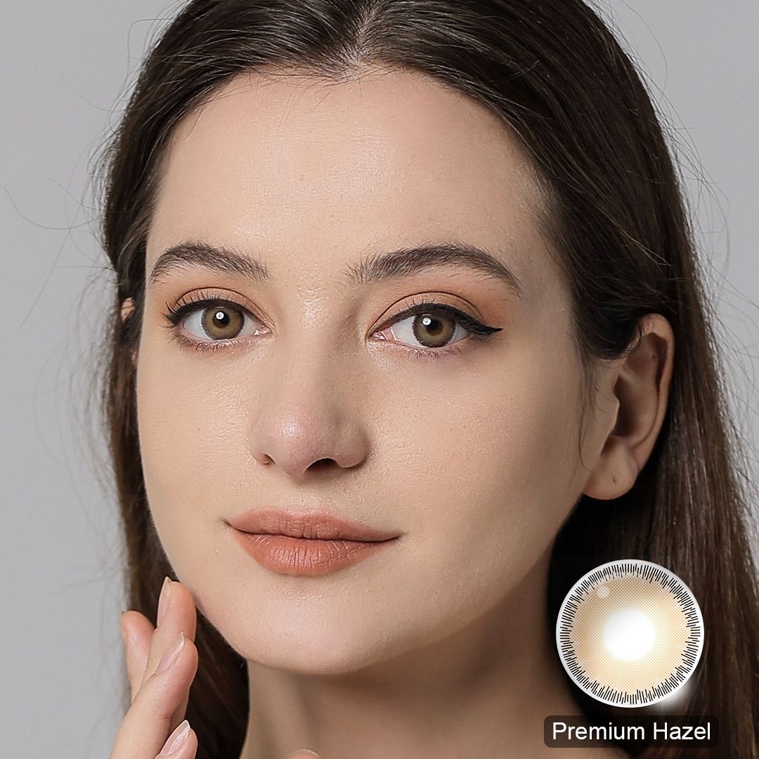 [US Warehouse] Premium Hazel Monthly Colored Contacts