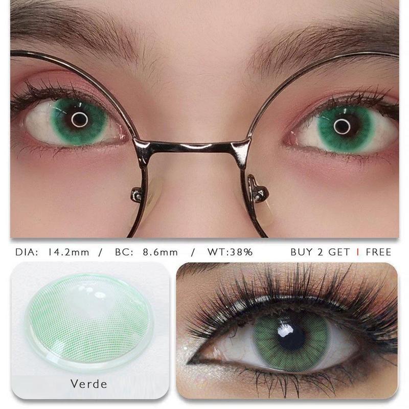 [US Warehouse] Verde Prescription Yearly Colored Contact Lenses
