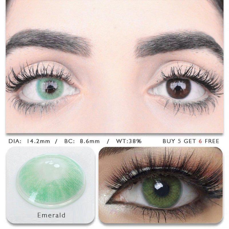 Emerald Prescription Yearly Colored Contact Lenses
