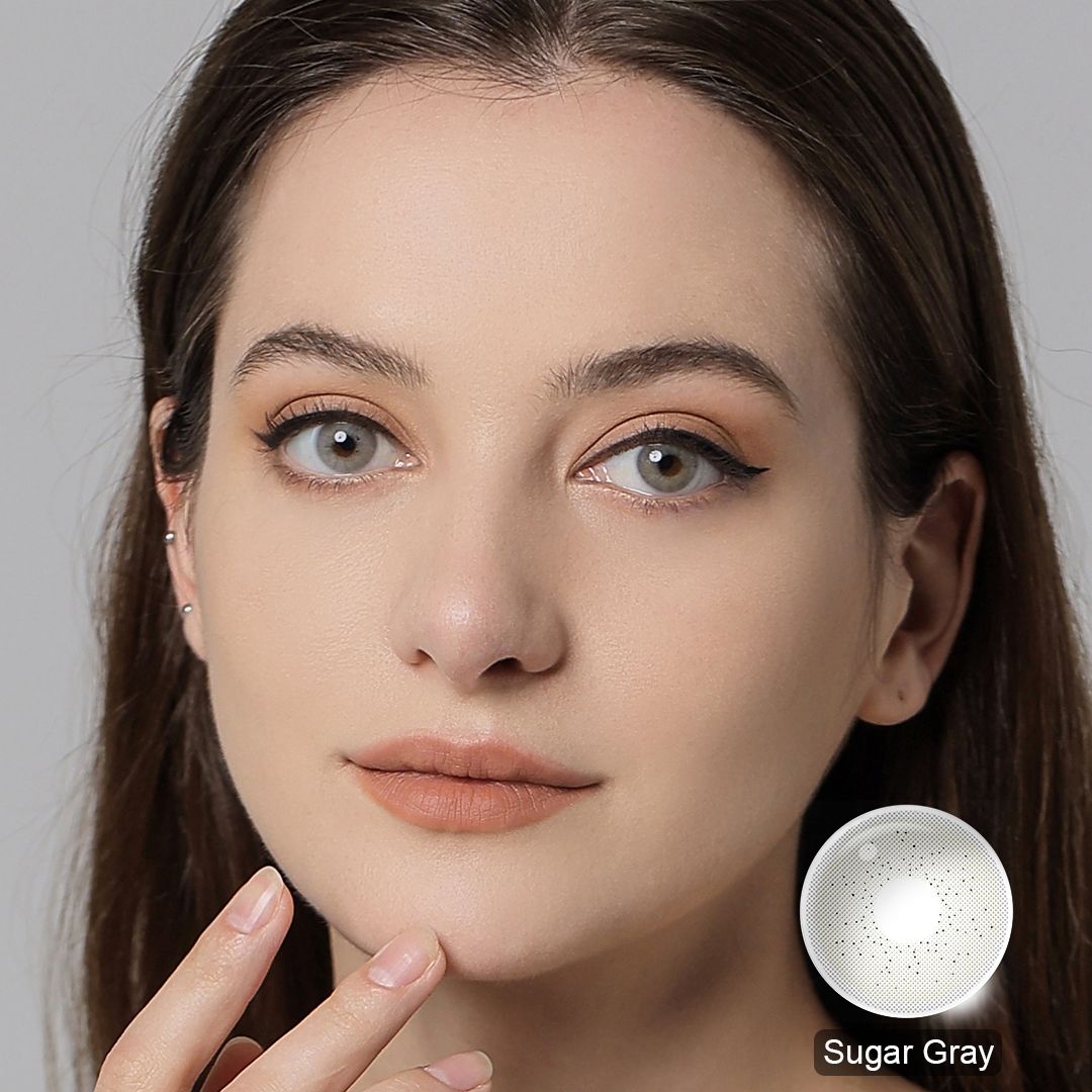 Sugar Grey Monthly Colored Contact Lenses