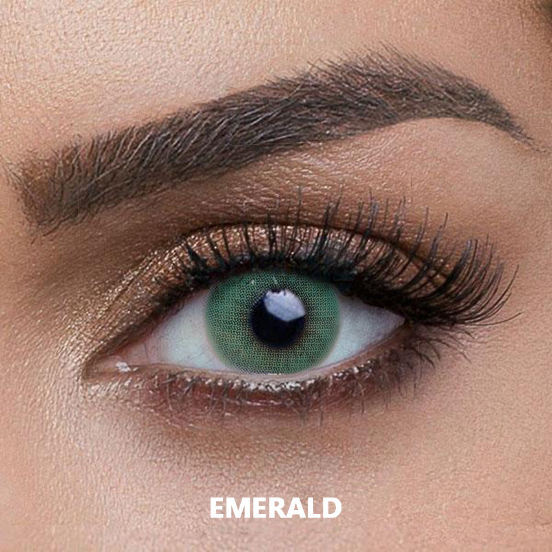 [US Warehouse] Emerald Prescription Yearly Colored Contact Lenses