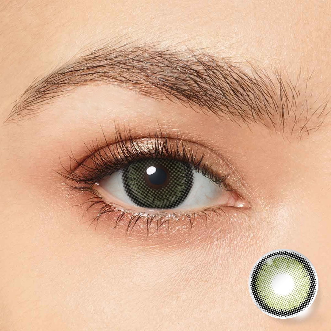 Diamond Ever Green Yearly Colored Contact Lenses