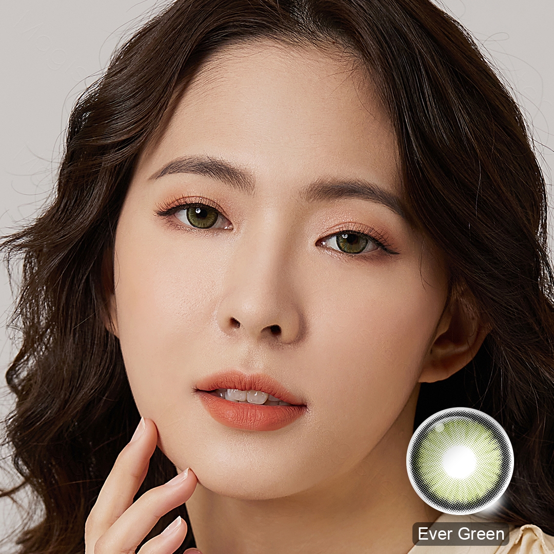 Diamond Ever Green Yearly Colored Contact Lenses