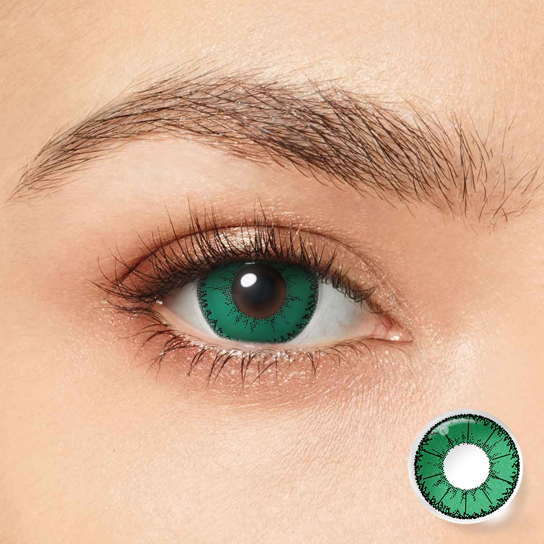 Devil Green Yearly Colored Contact Lenses