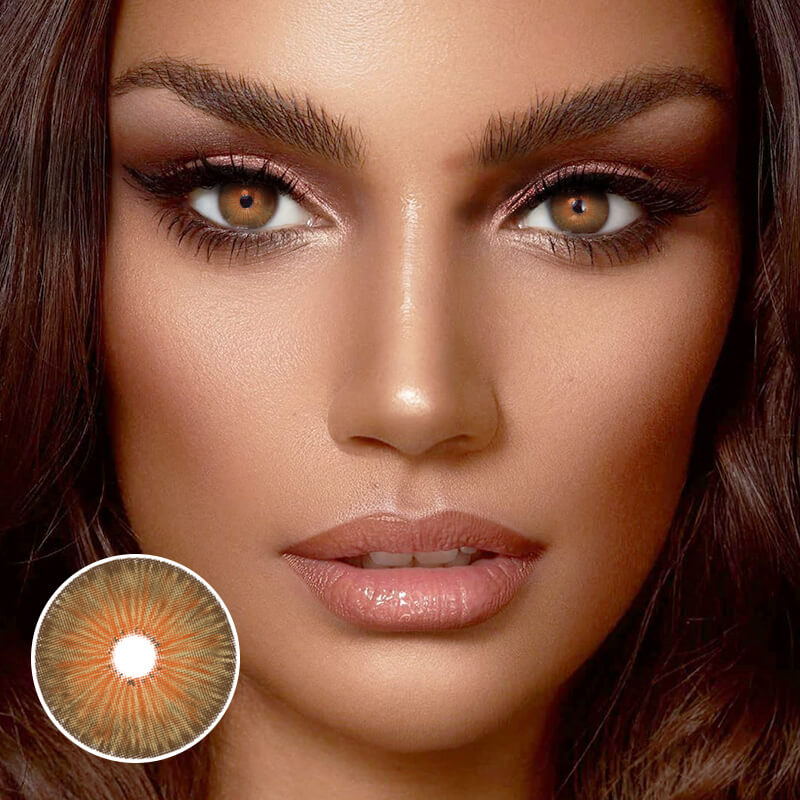 [US Warehouse] New York N Hazel Prescription Monthly Colored Contact Lenses