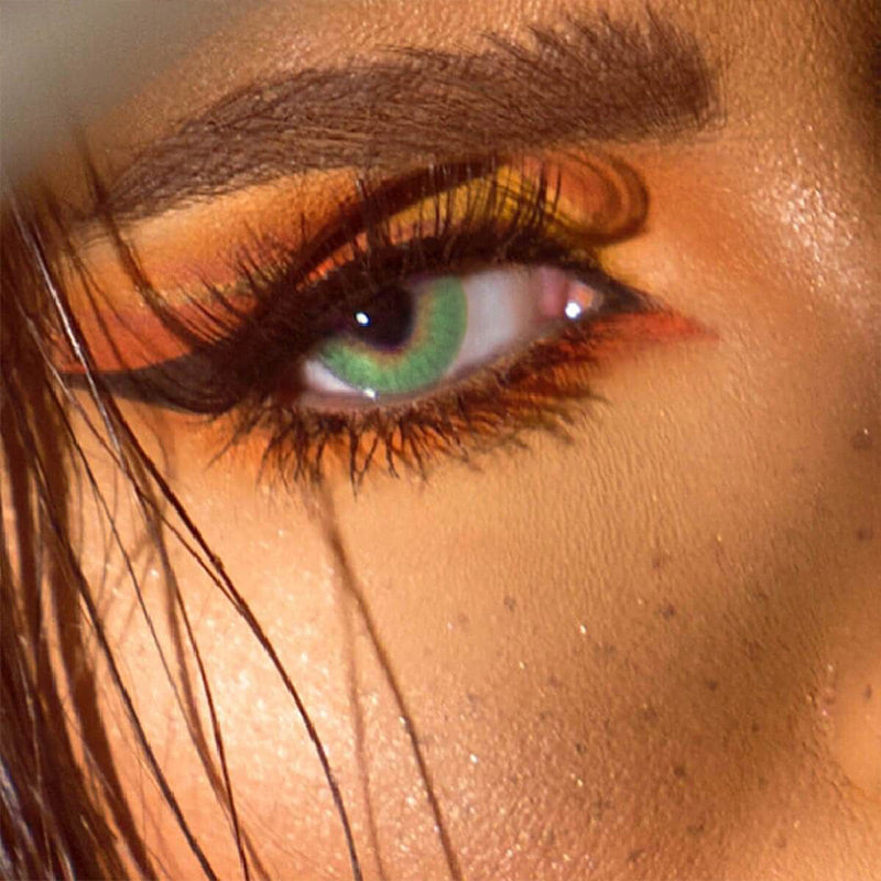 [US Warehouse] Fantasy Green Prescription Monthly Colored Contacts