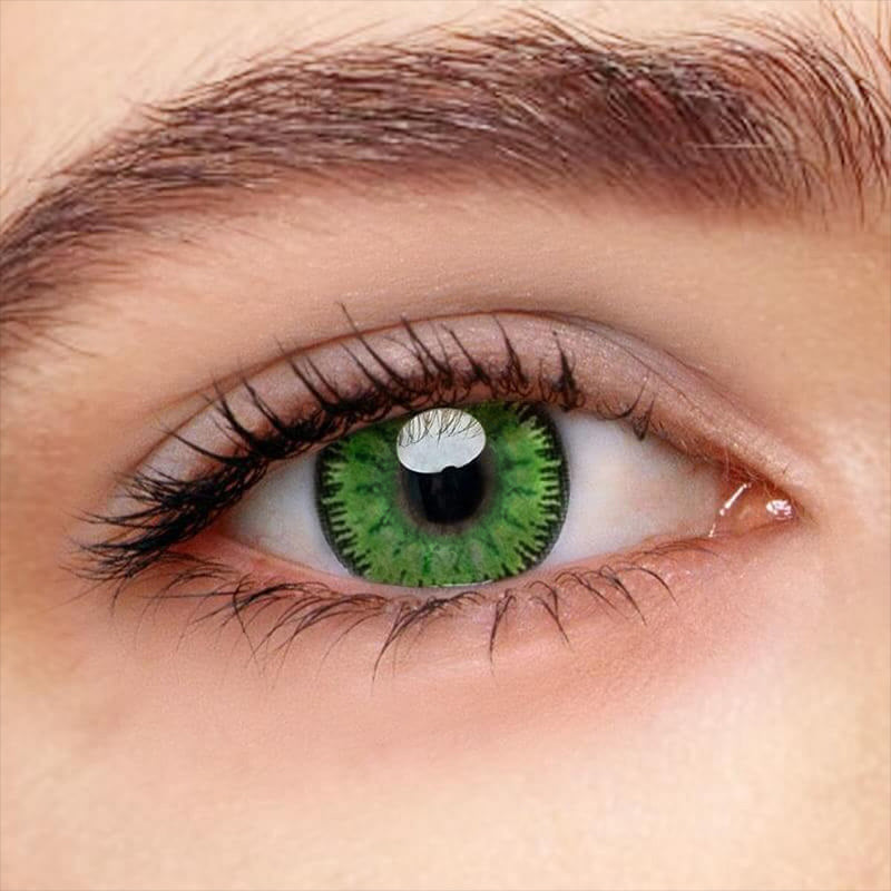 Nonno Green Prescription Monthly Colored Contact Lenses