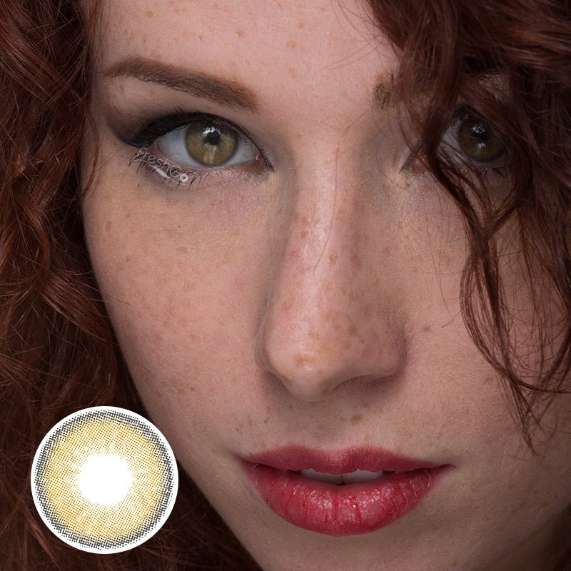 Canna Brown Prescription Monthly Colored Contact Lenses