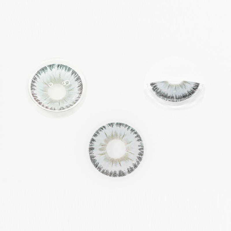 [US Warehouse] Molly Platino Prescription Monthly Colored Contact Lenses