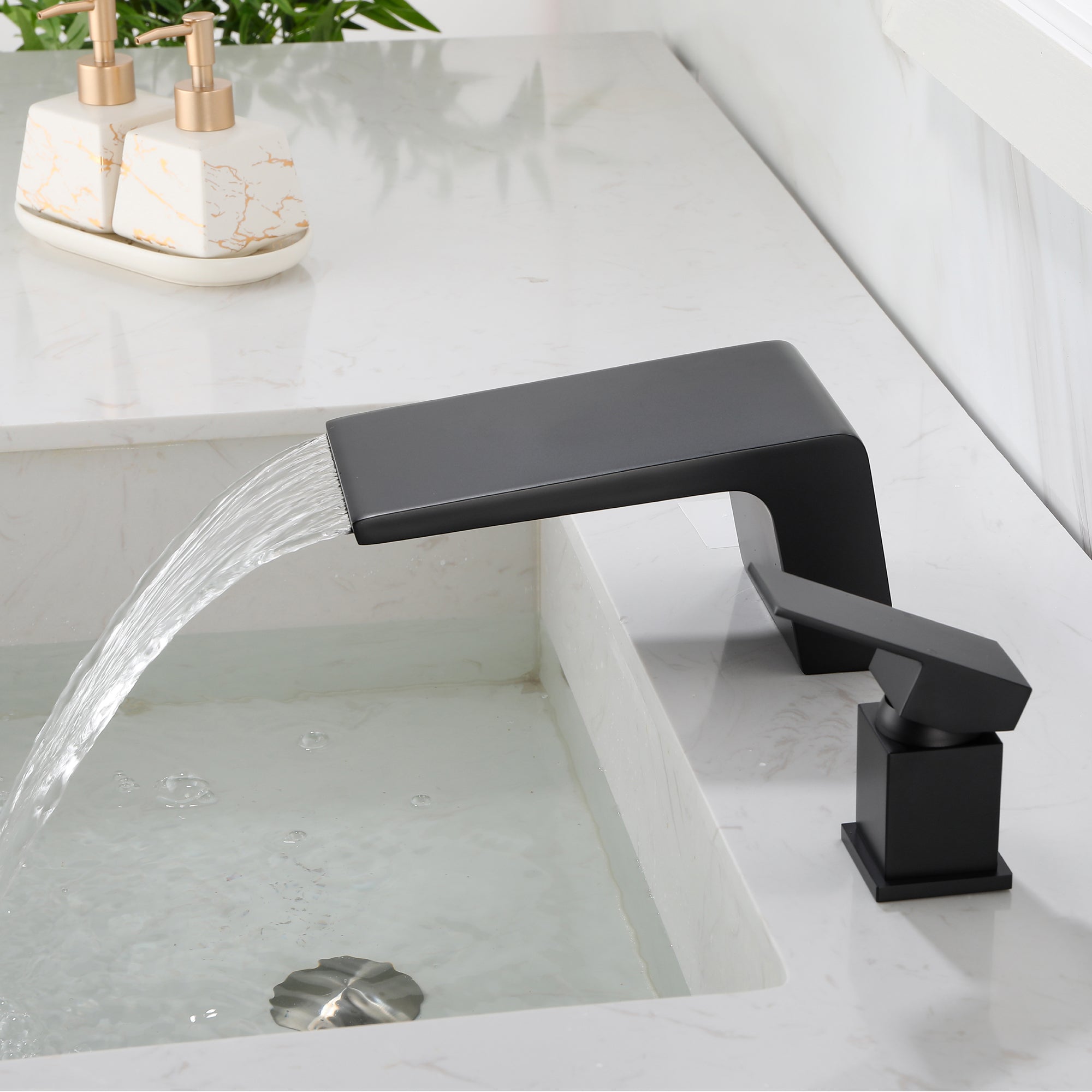 Boyel Living 8 in. Widespread Single Handle Bathroom Faucet with cUPC Hose-Boyel Living
