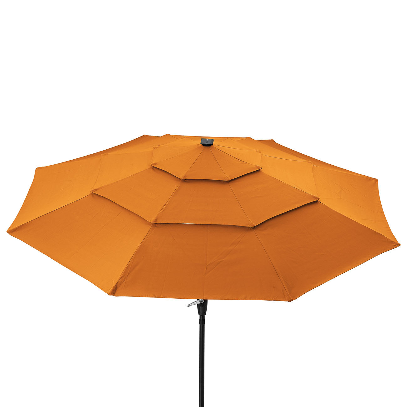 Boyel Living 11-Ft Market Patio Umbrella with LED (Orange)-Boyel Living