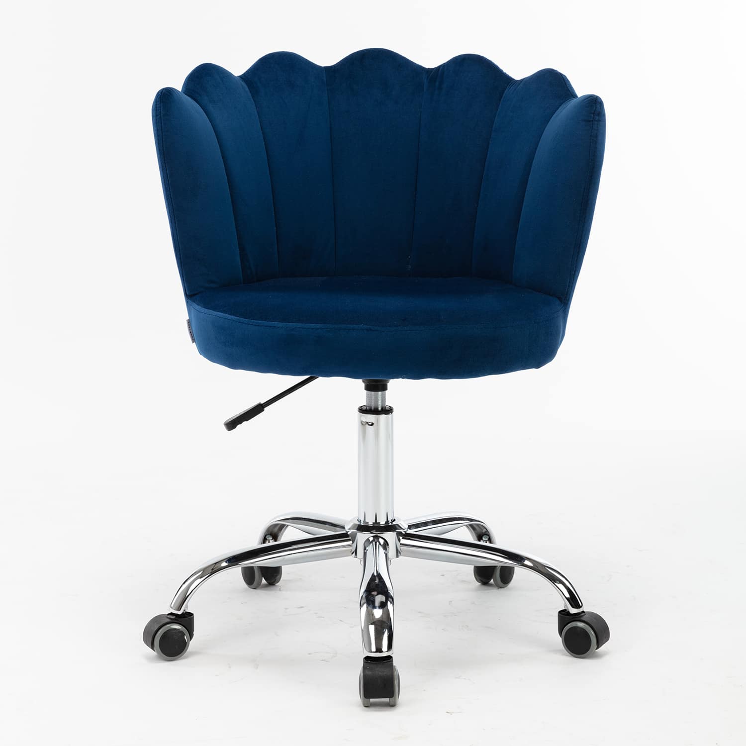 Swivel Shell Chair for Living Room/Bed Room, Modern Leisure office Chair in Blue