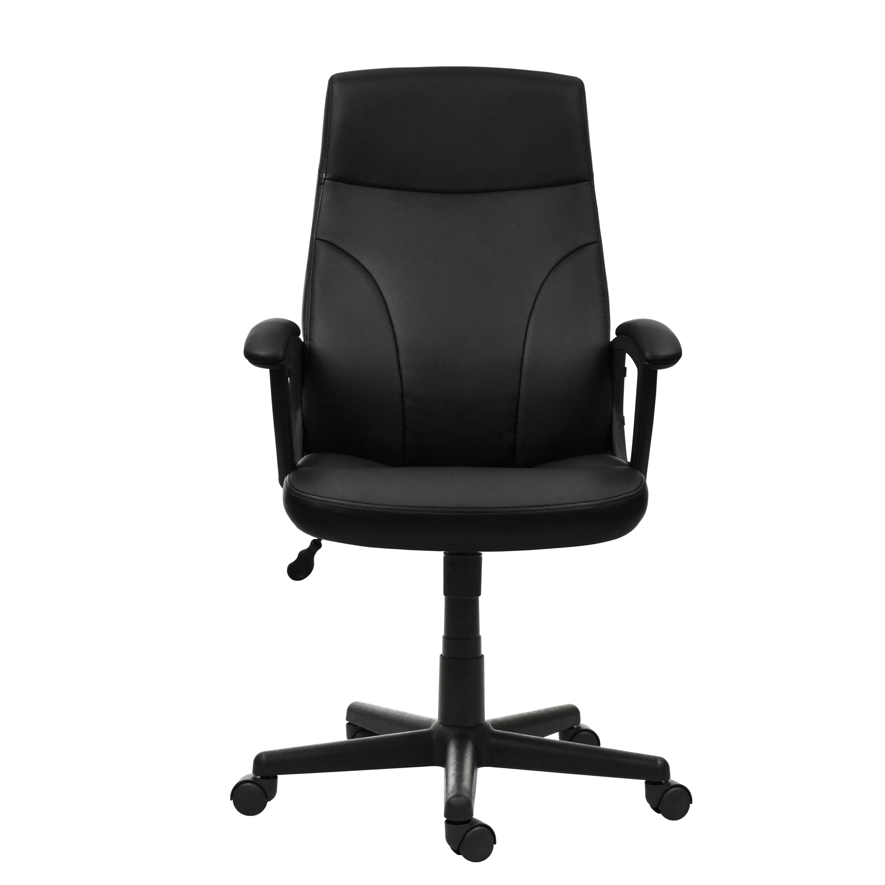 Techni Mobili Medium Back Executive Office Chair, Black-Boyel Living