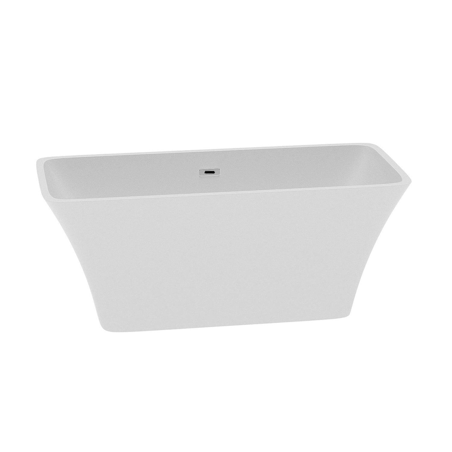 Classic Freestanding Bathtub in Acrylic Construction- 55"Lx 22"Hx 18"D(inch)-Boyel Living