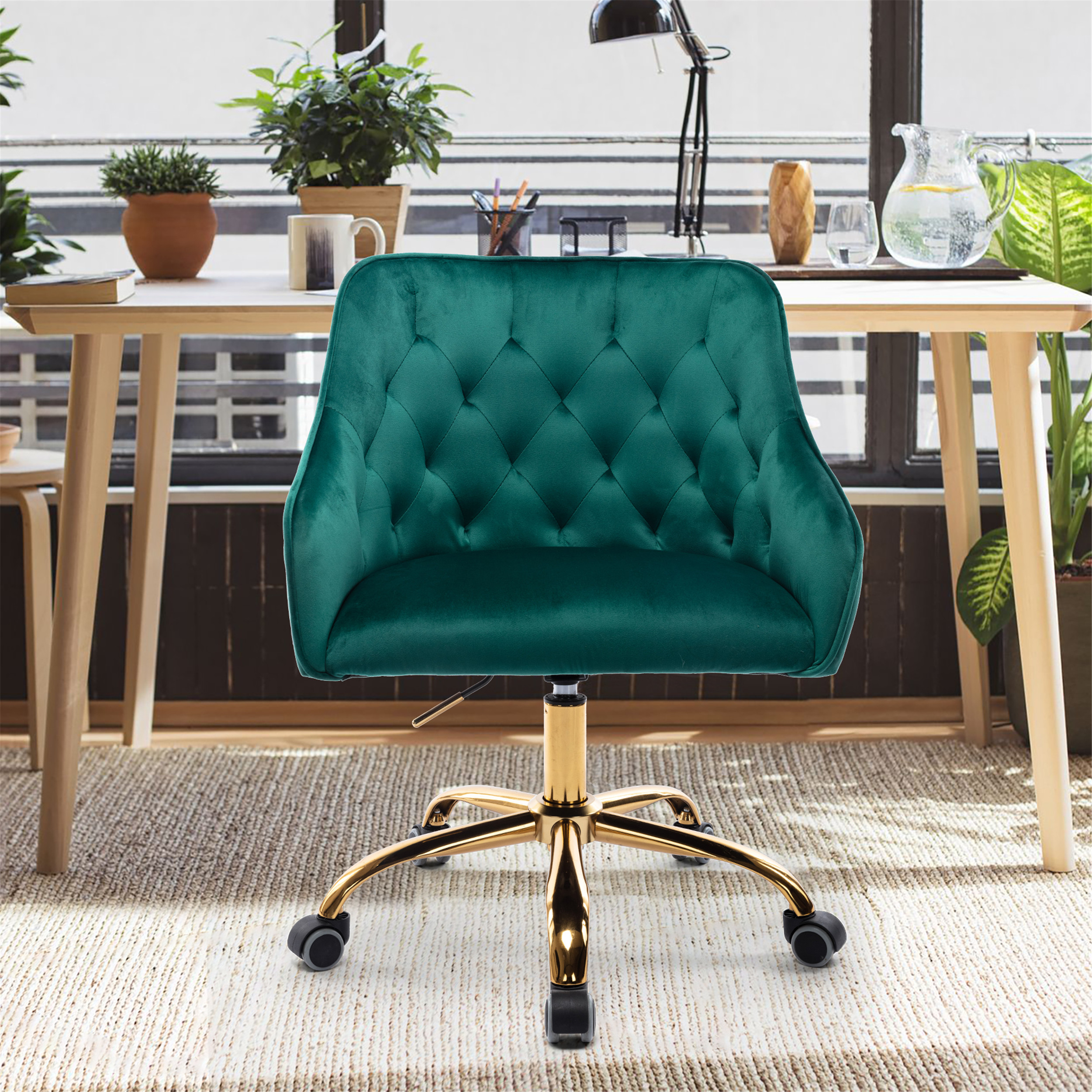 COOLMORE &nbsp;&nbsp;Swivel&nbsp;Shell&nbsp;Chair&nbsp;for&nbsp;Living&nbsp;Room/Bed&nbsp;Room,&nbsp;Modern&nbsp;Leisure office&nbsp;Chair-Boyel Living