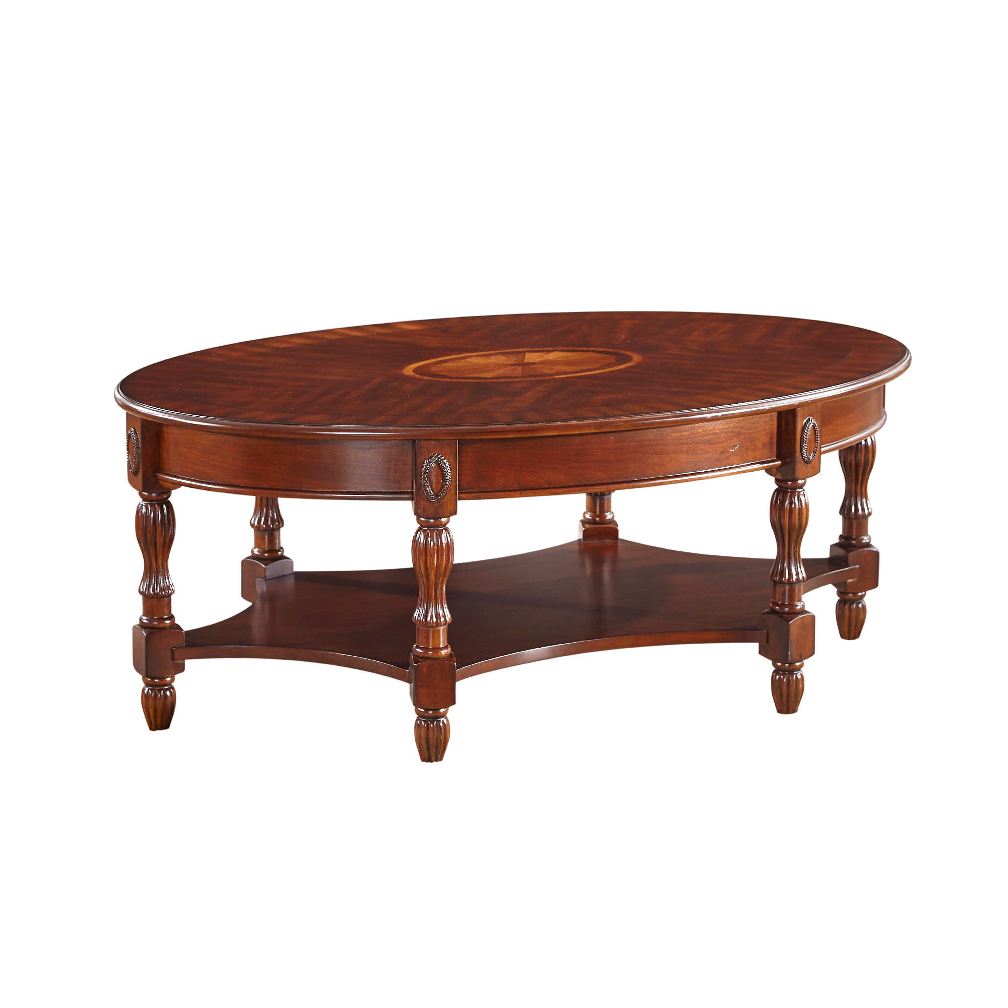 American luxury solid wood coffee table-Boyel Living