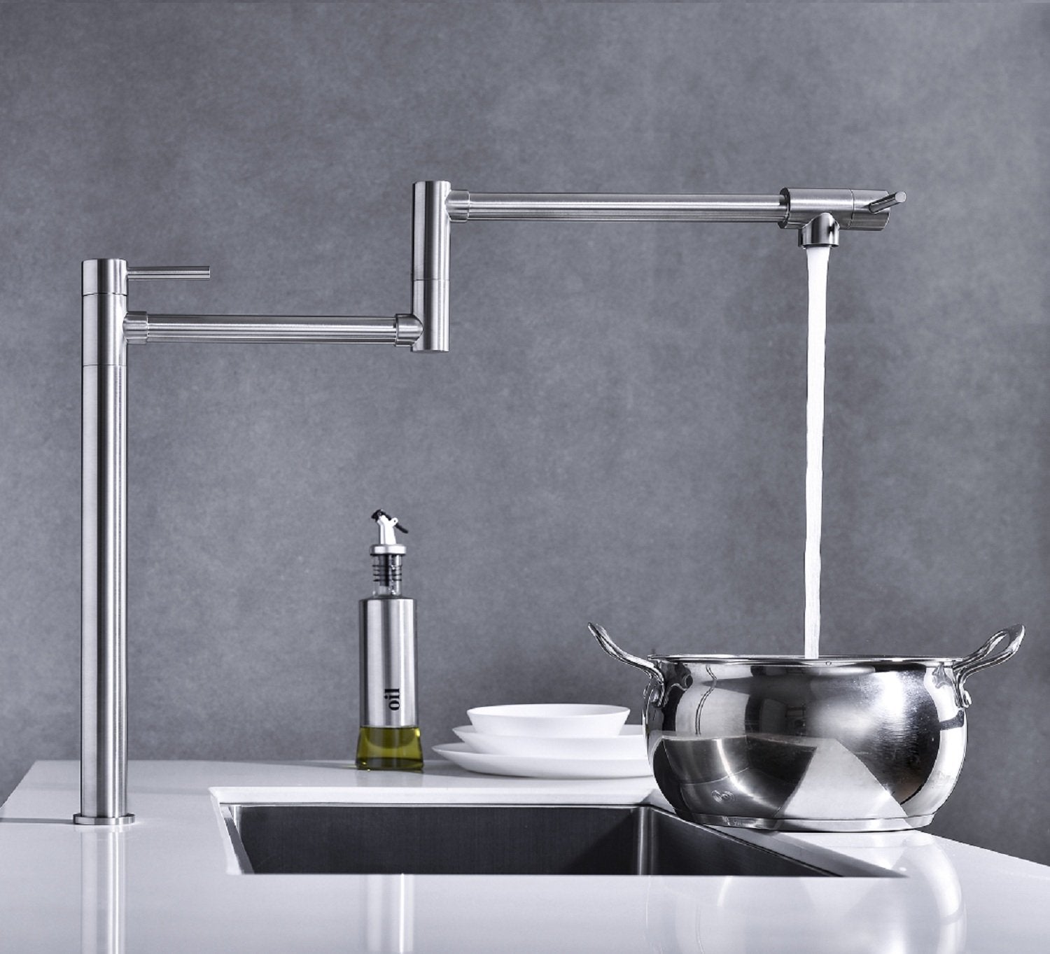 Pot Filler Faucet with Extension Shank-Boyel Living