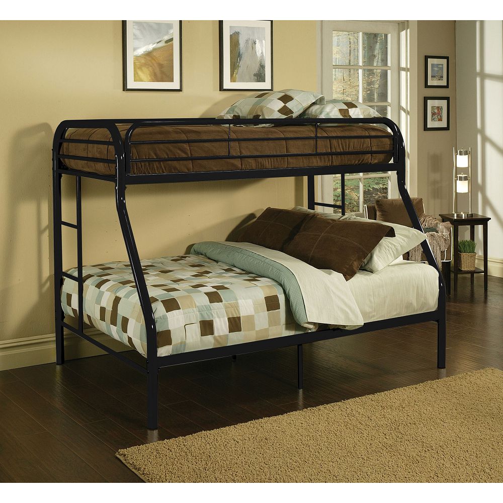 ACME Tritan Bunk Bed (Twin/Full) in Black-Boyel Living