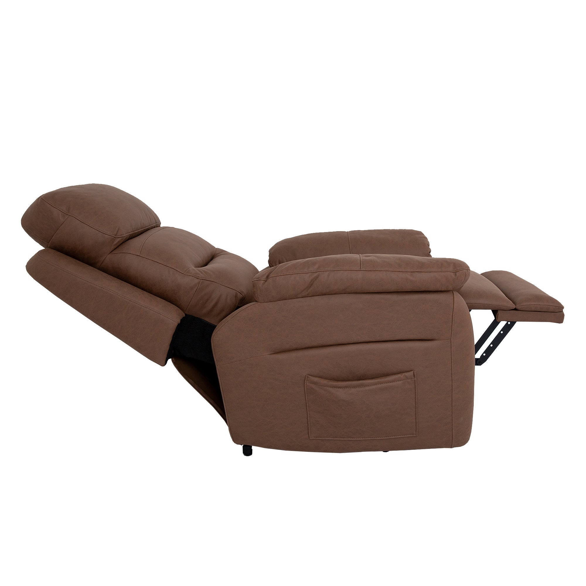 Power Lift Assist Standard Recliner with Storage and Overstuffed Pillows-Boyel Living