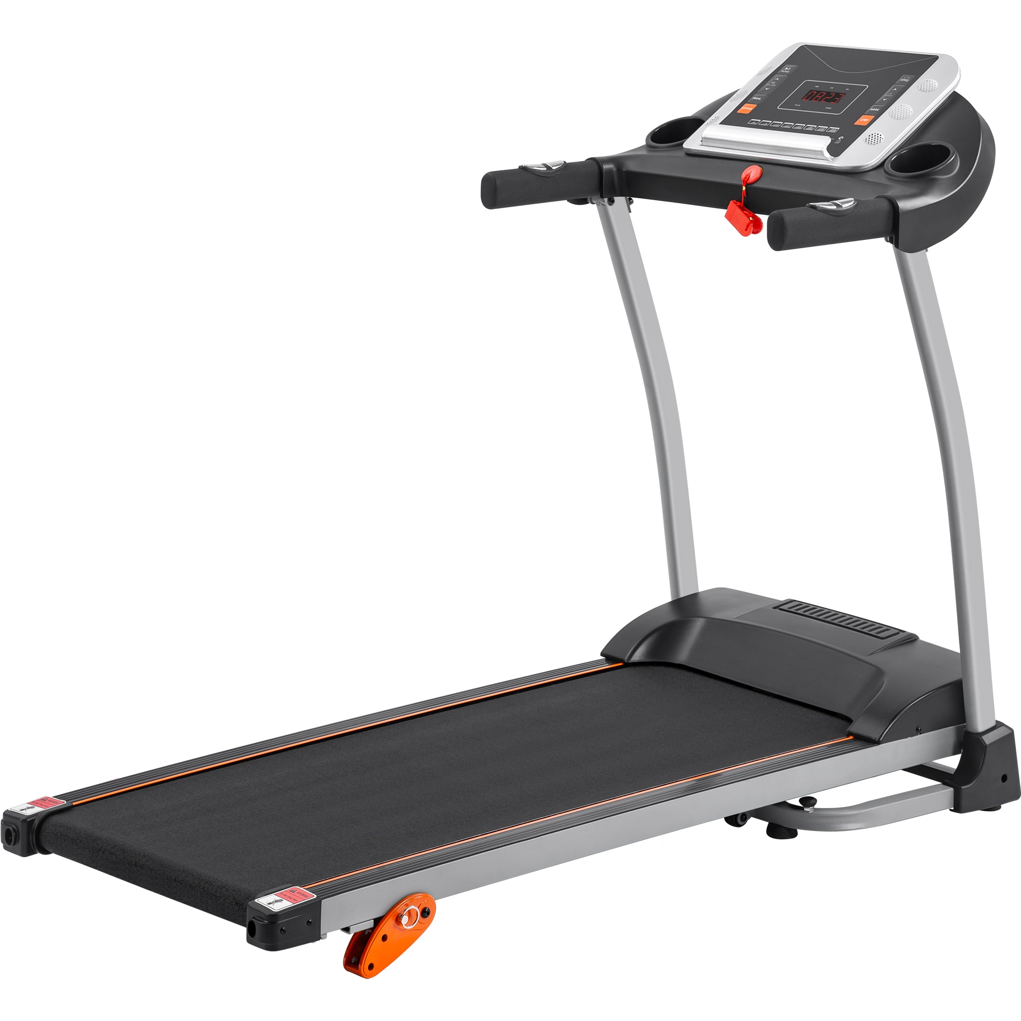 1.5HP Easy Folding Treadmill for Home Use with Device Holder & Pulse Sensor, 3-Level Incline Adjustable Compact Fold-able-Boyel Living