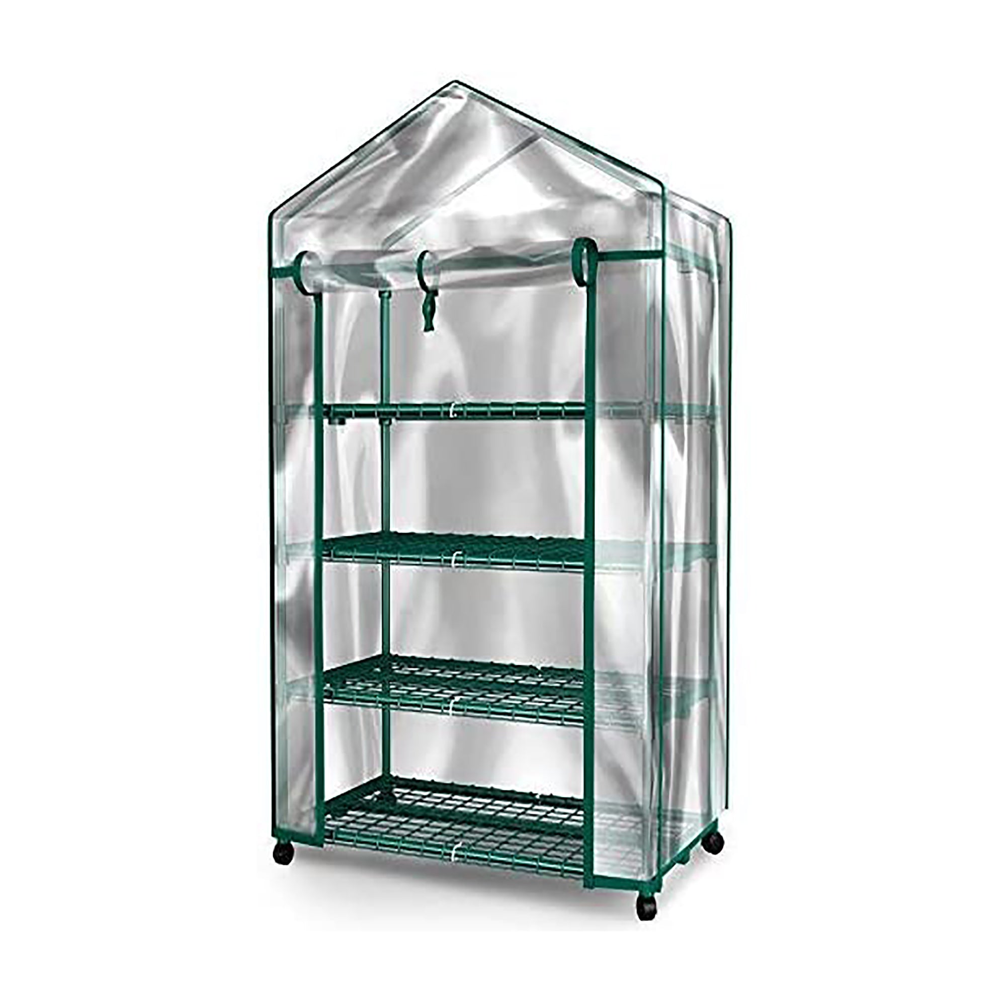 Mini Greenhouse - 4 Tiers Indoor Outdoor Greenhouse With wheels-Use in Any Season for Plants-Boyel Living