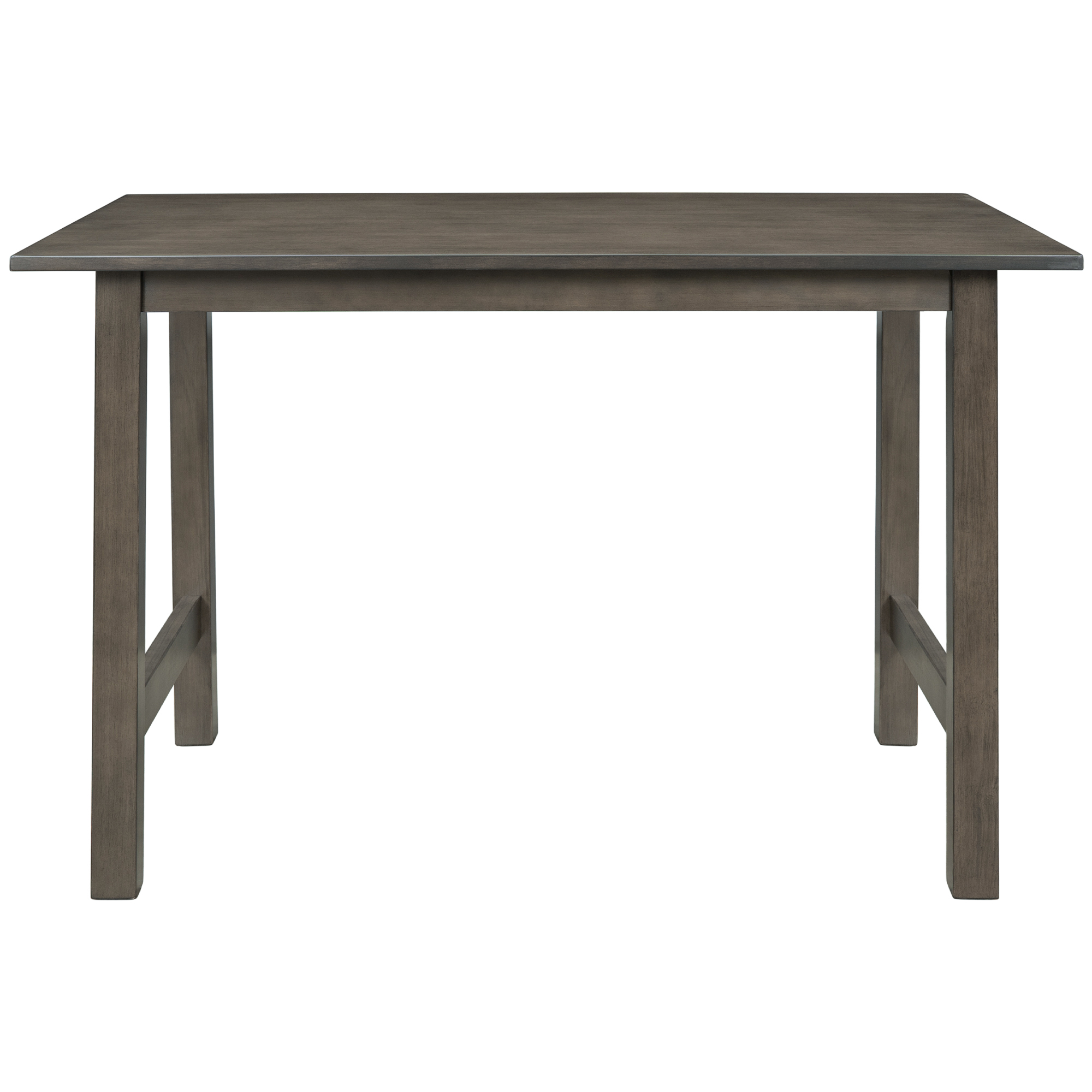 Farmhouse Wood Dining Table for 4, Kitchen Table for Small Places, Gray-Boyel Living