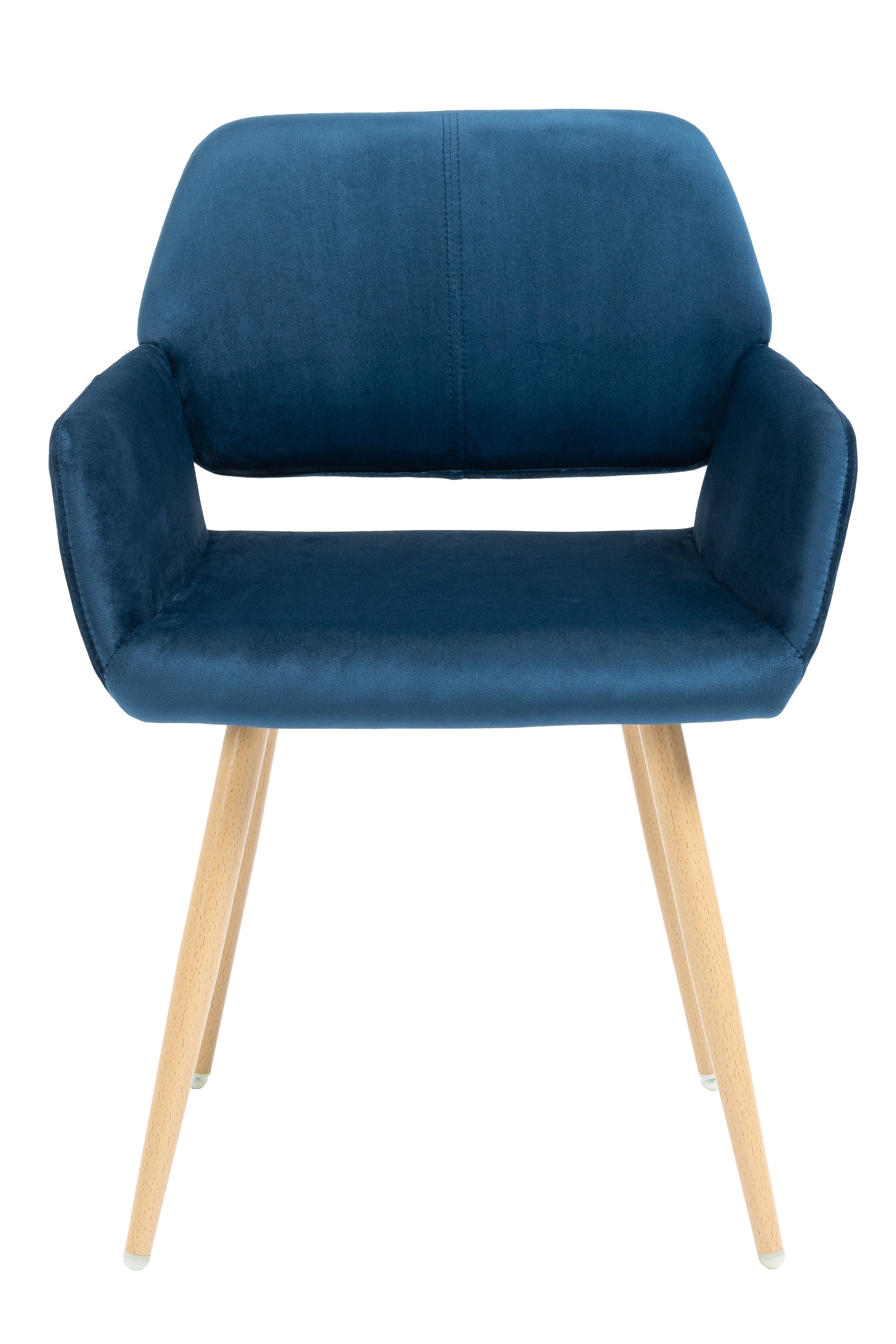 Velet Upholstered Side Dining Chair with Metal Leg,KD backrest-Boyel Living