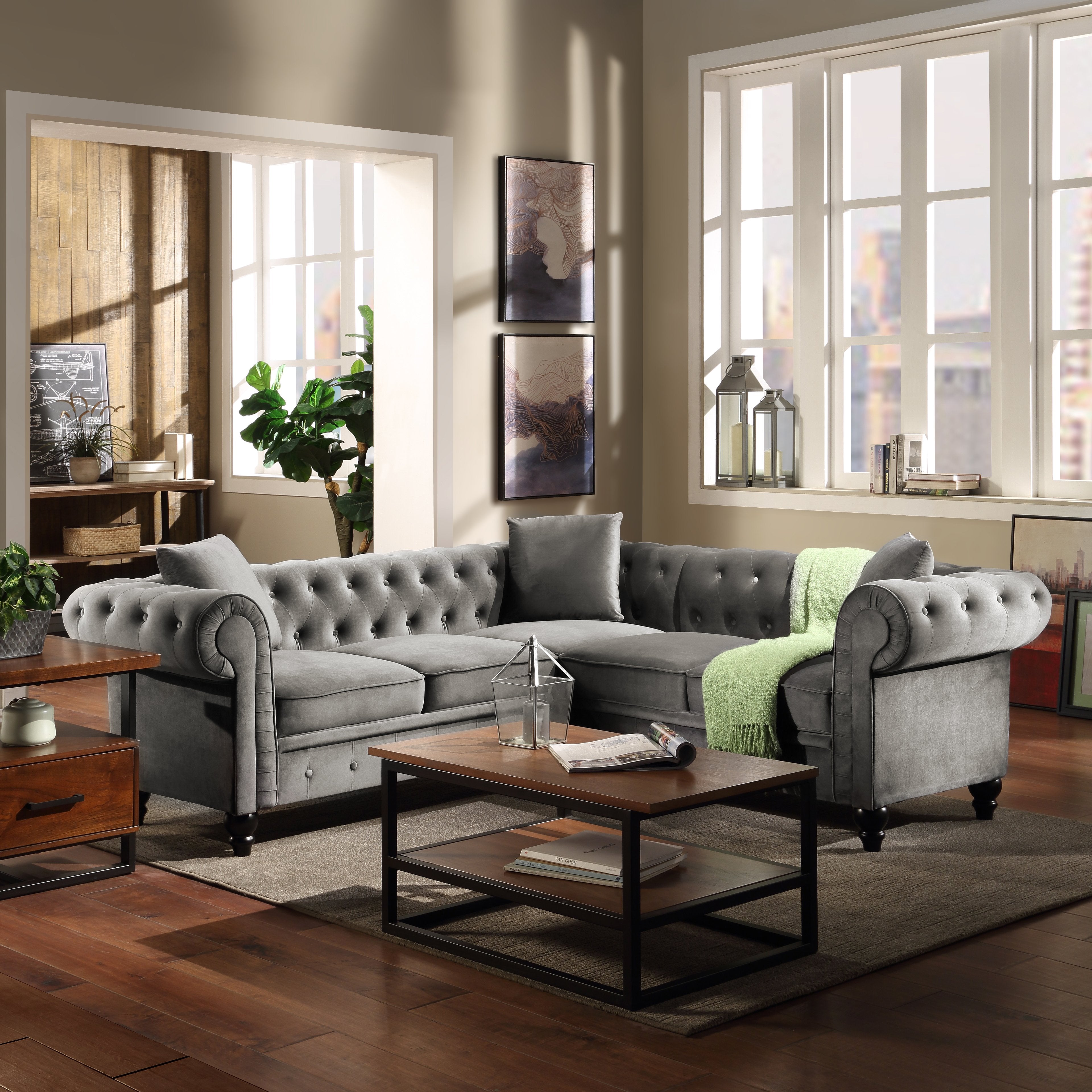 80 on sale sectional sofa