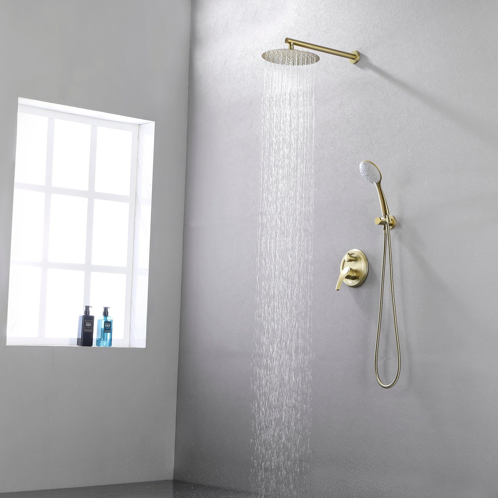 Boyel Living Multi Shower Head System with Handheld Complete Shower System-Boyel Living