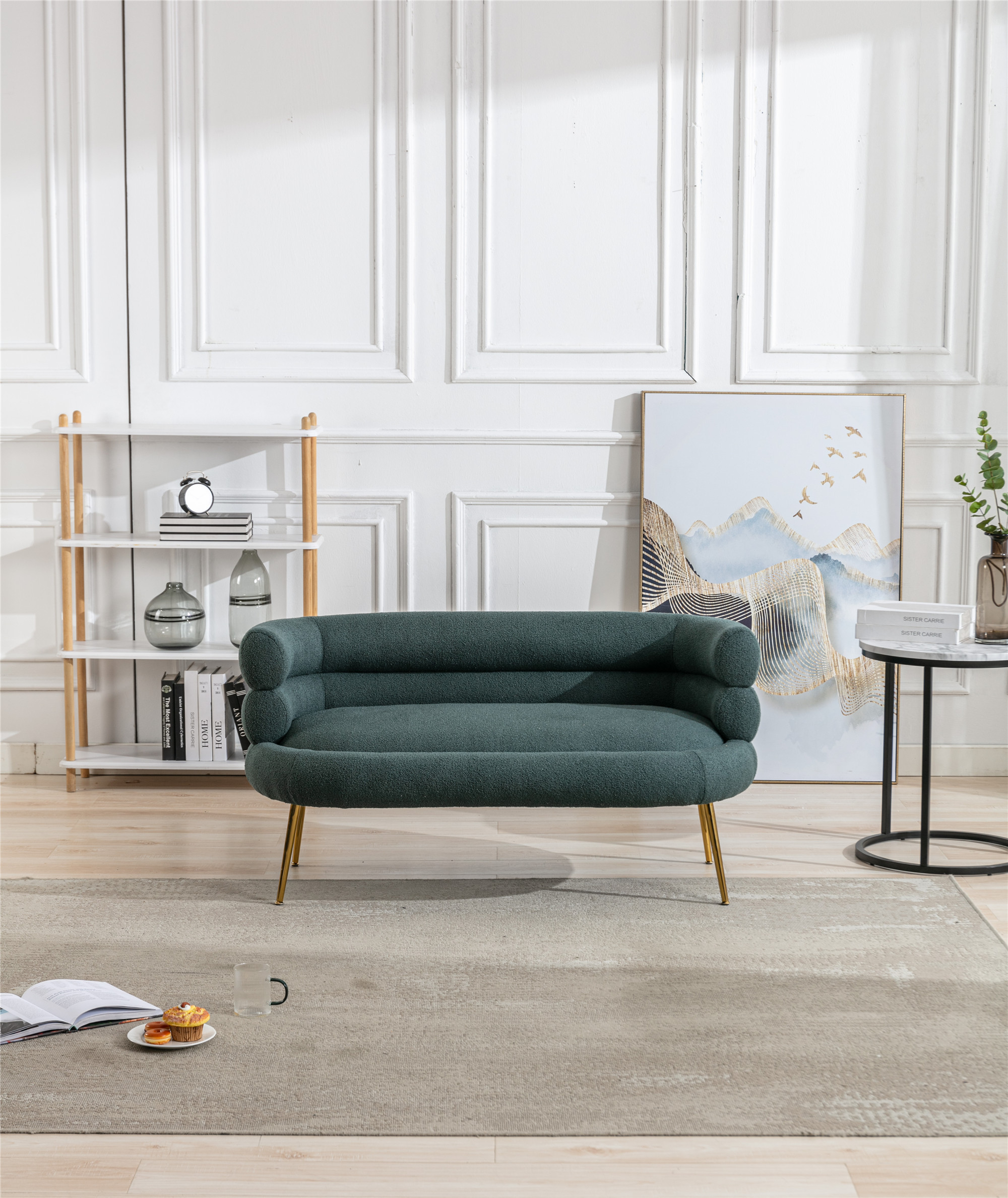 COOLMORE Accent  Chair  ,leisure sofa  with  Golden  feet-Boyel Living