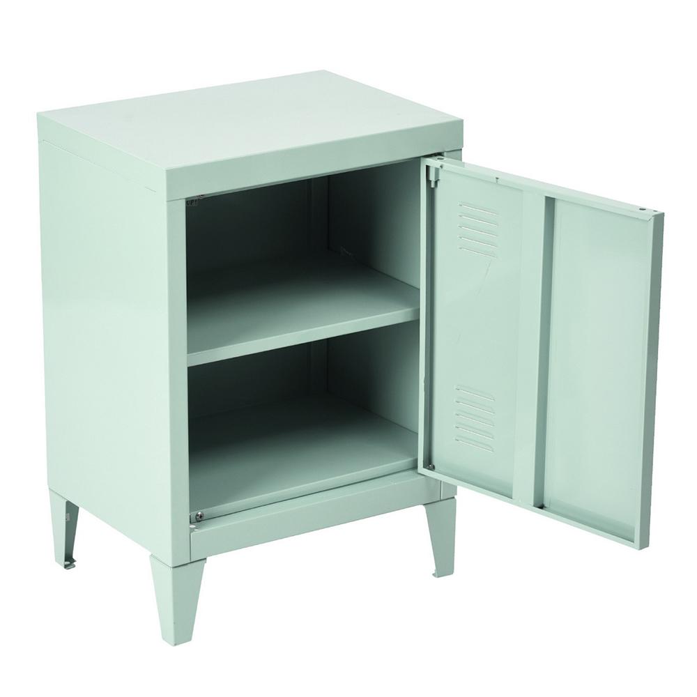 Green Metal Storage Cabinet-Boyel Living