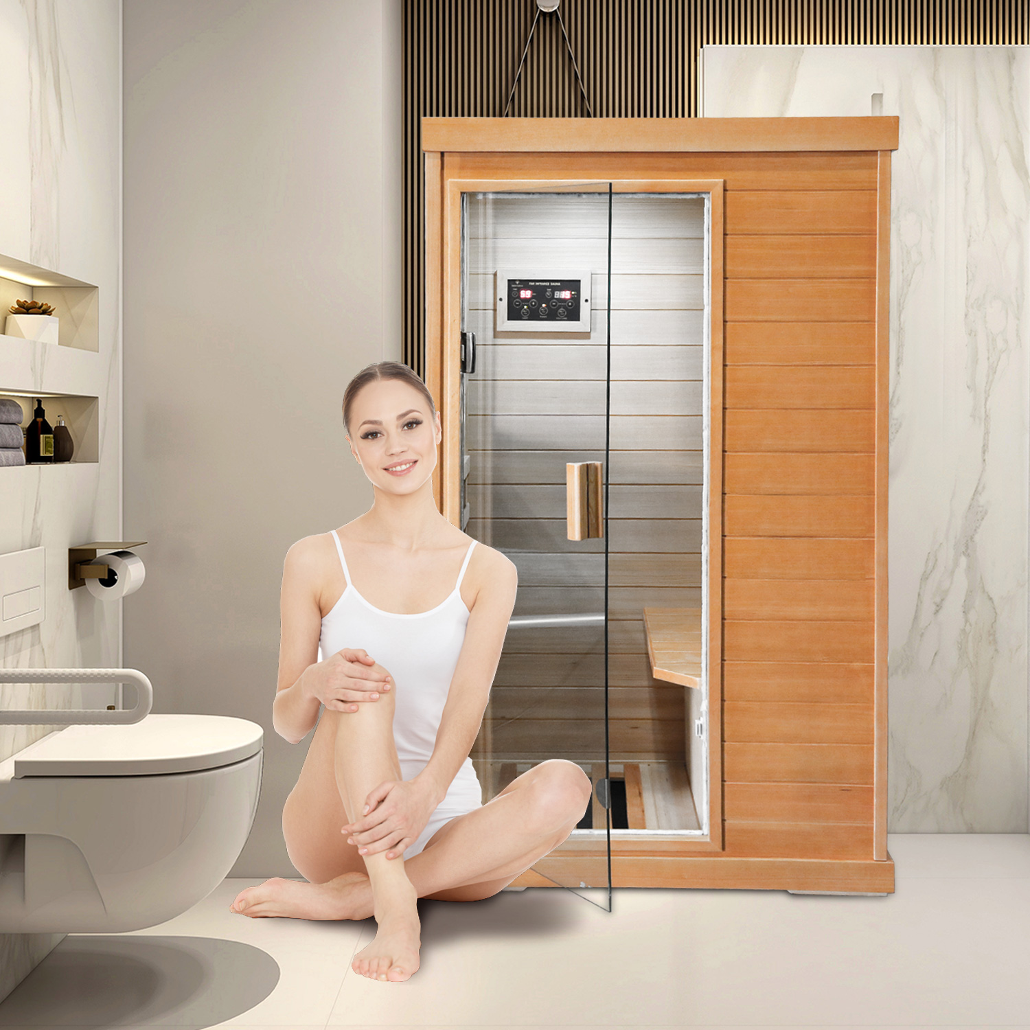 infrared sauna room single room 