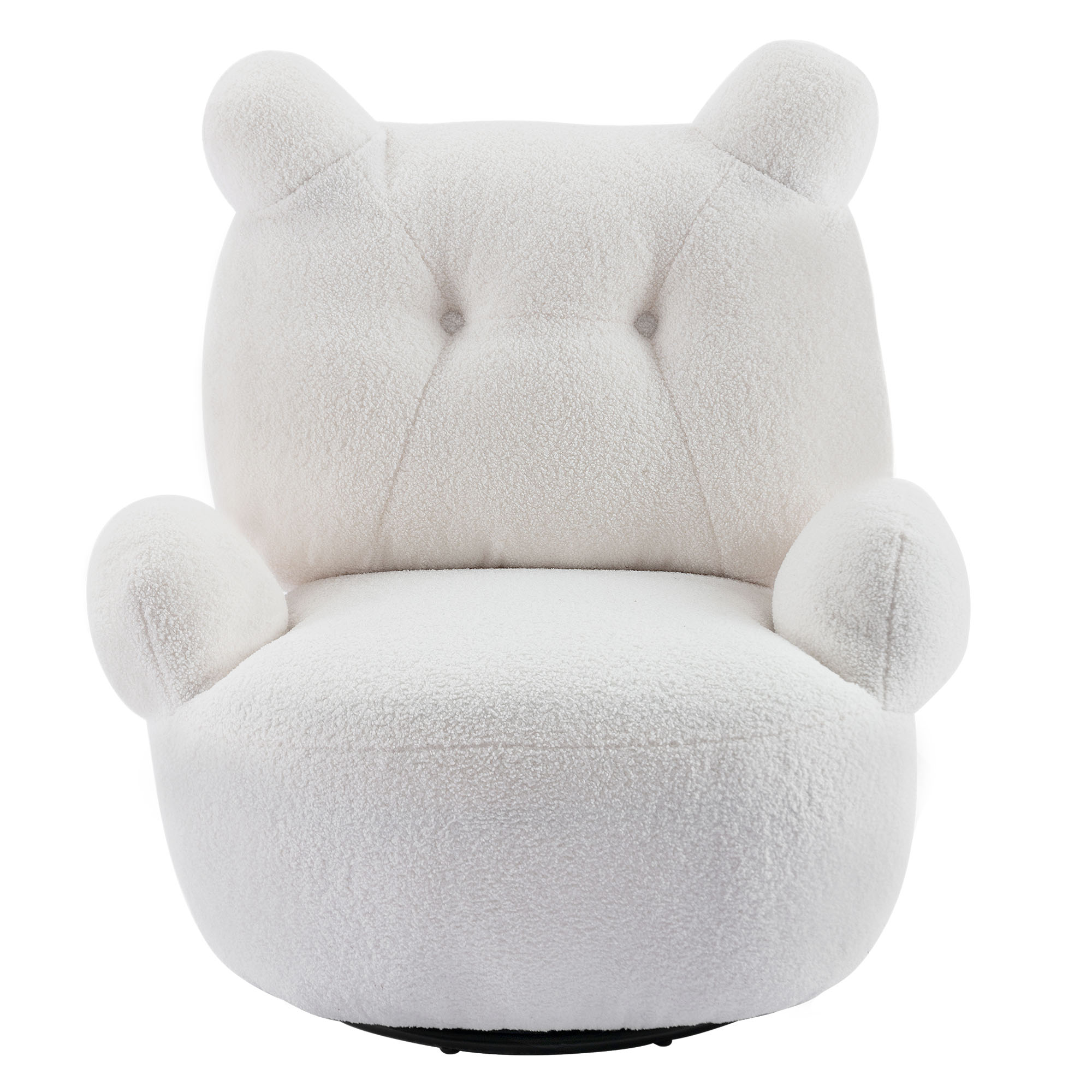 stuffed swivel chair