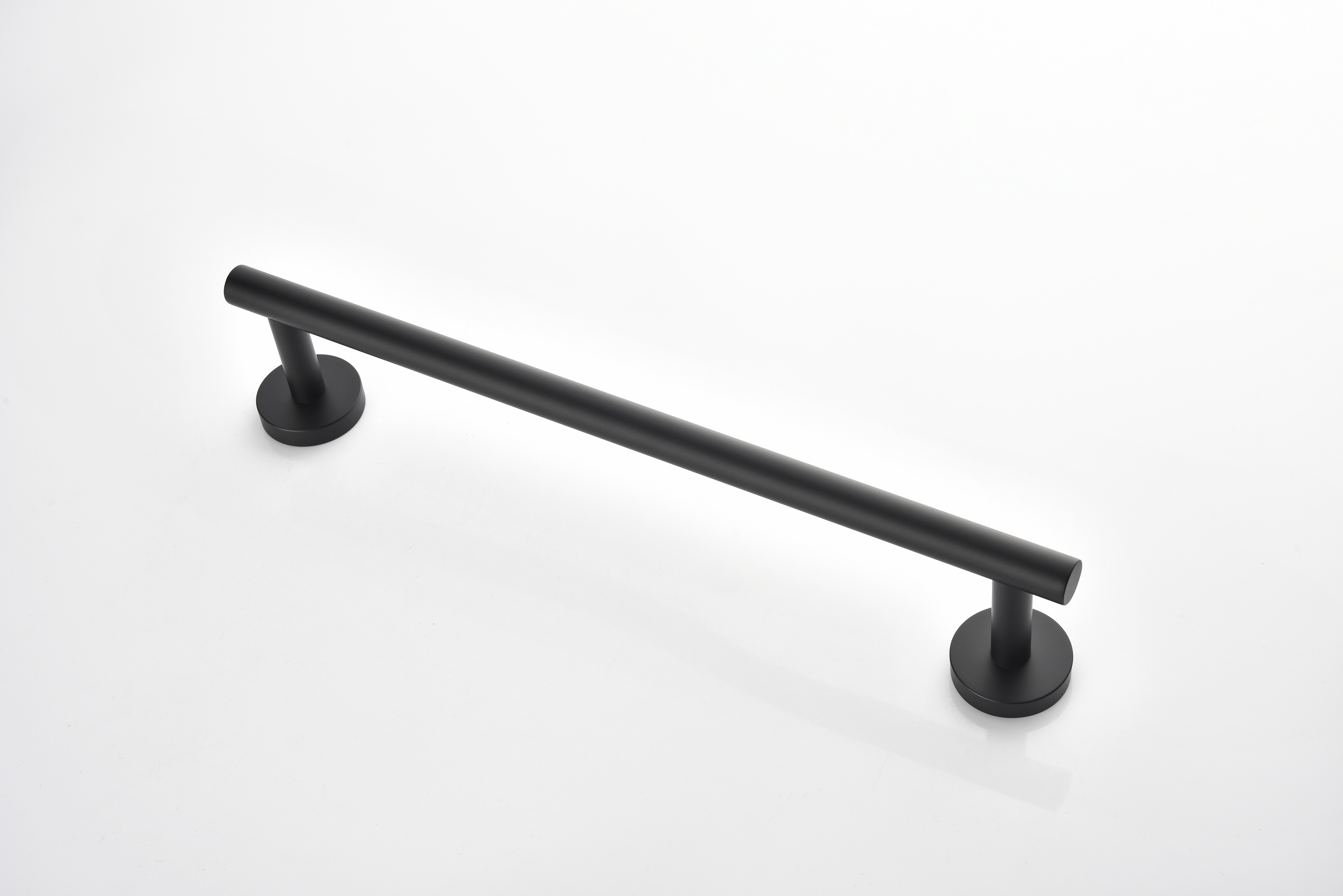 Bathroom Hardware Set Rustfree – 3-Piece Set in Brushed Nickel Finish / Black