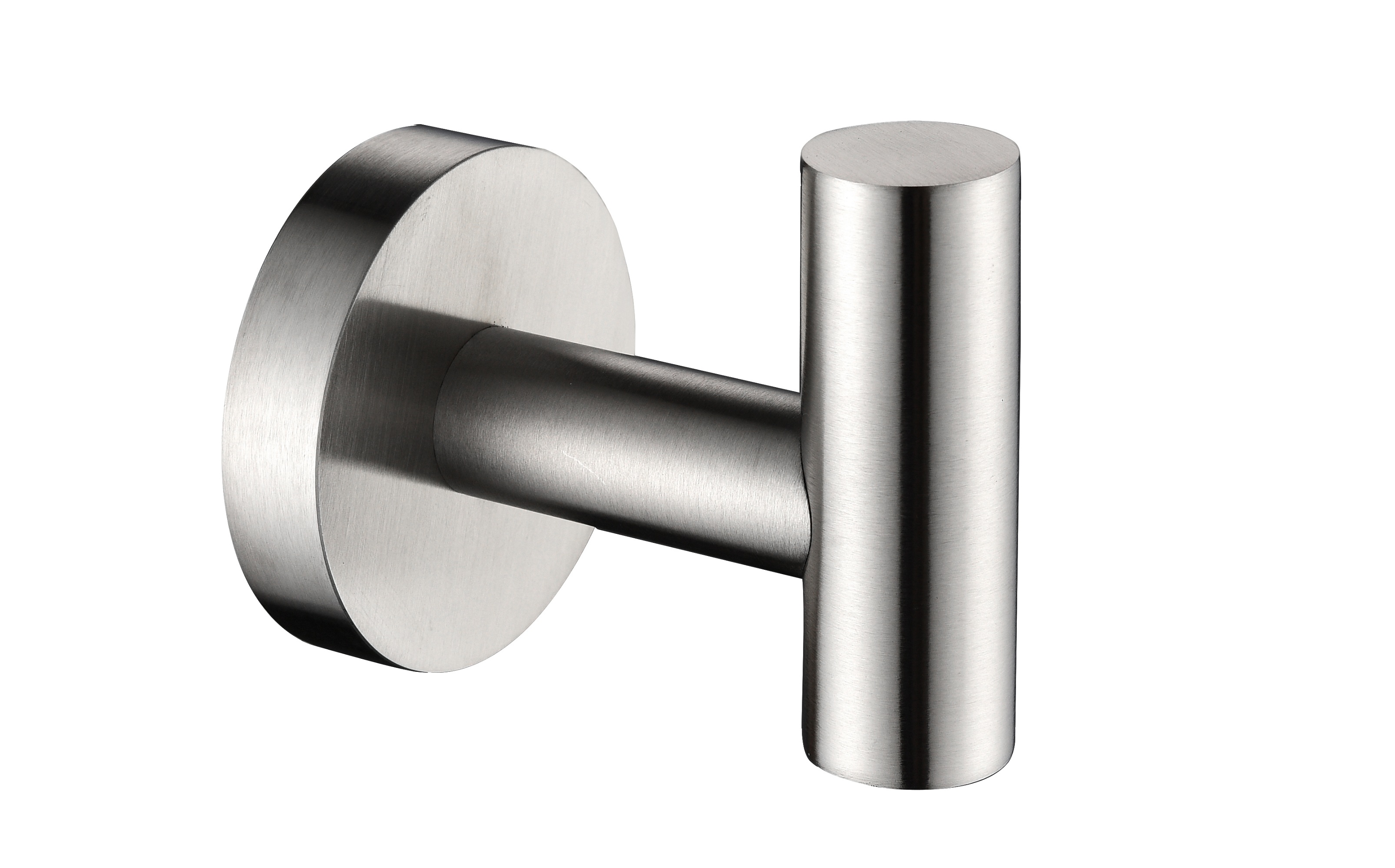 Bathroom Hardware Set Rustfree – 3-Piece Set in Brushed Nickel Finish / Black