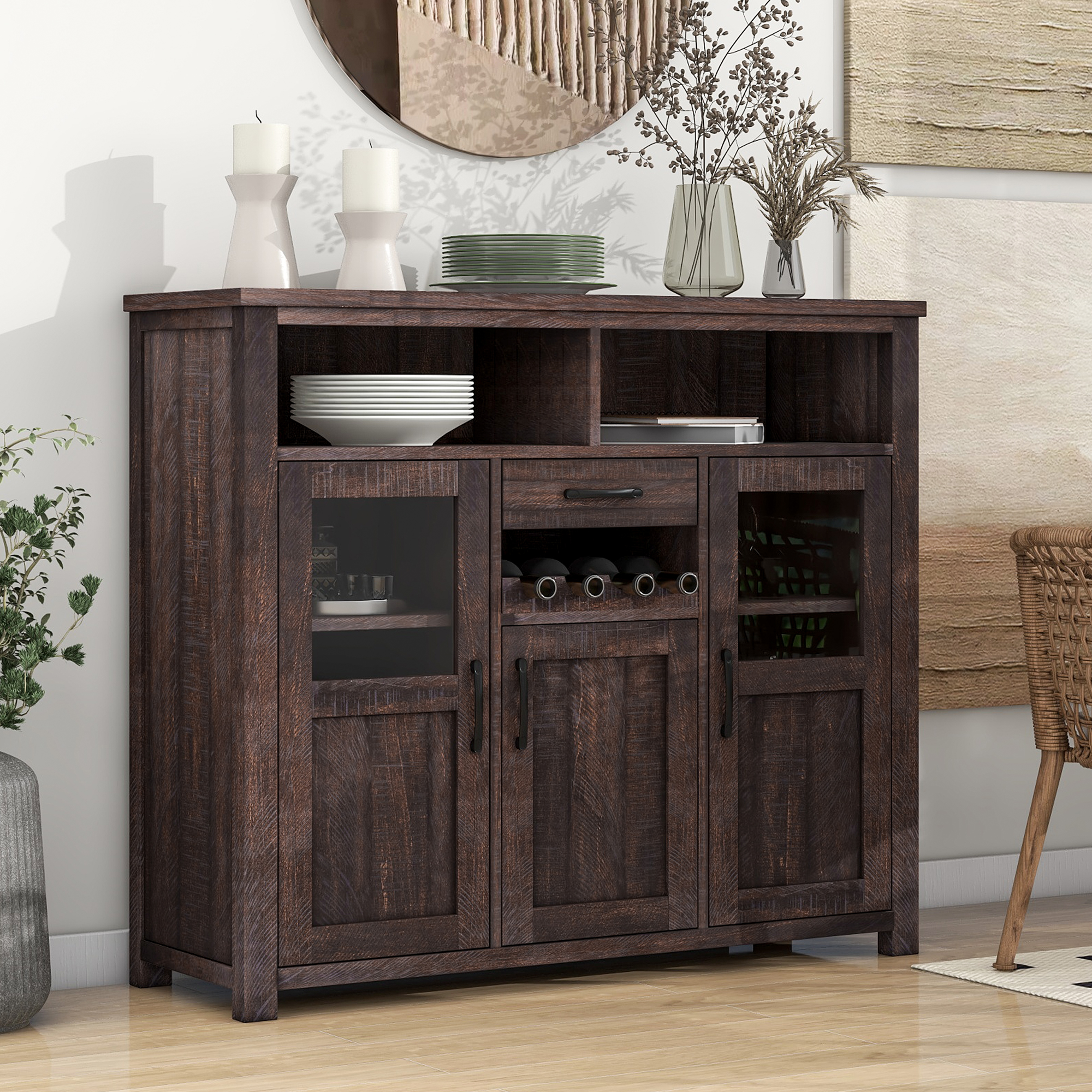 Dining Room Buffet With Wine Rack