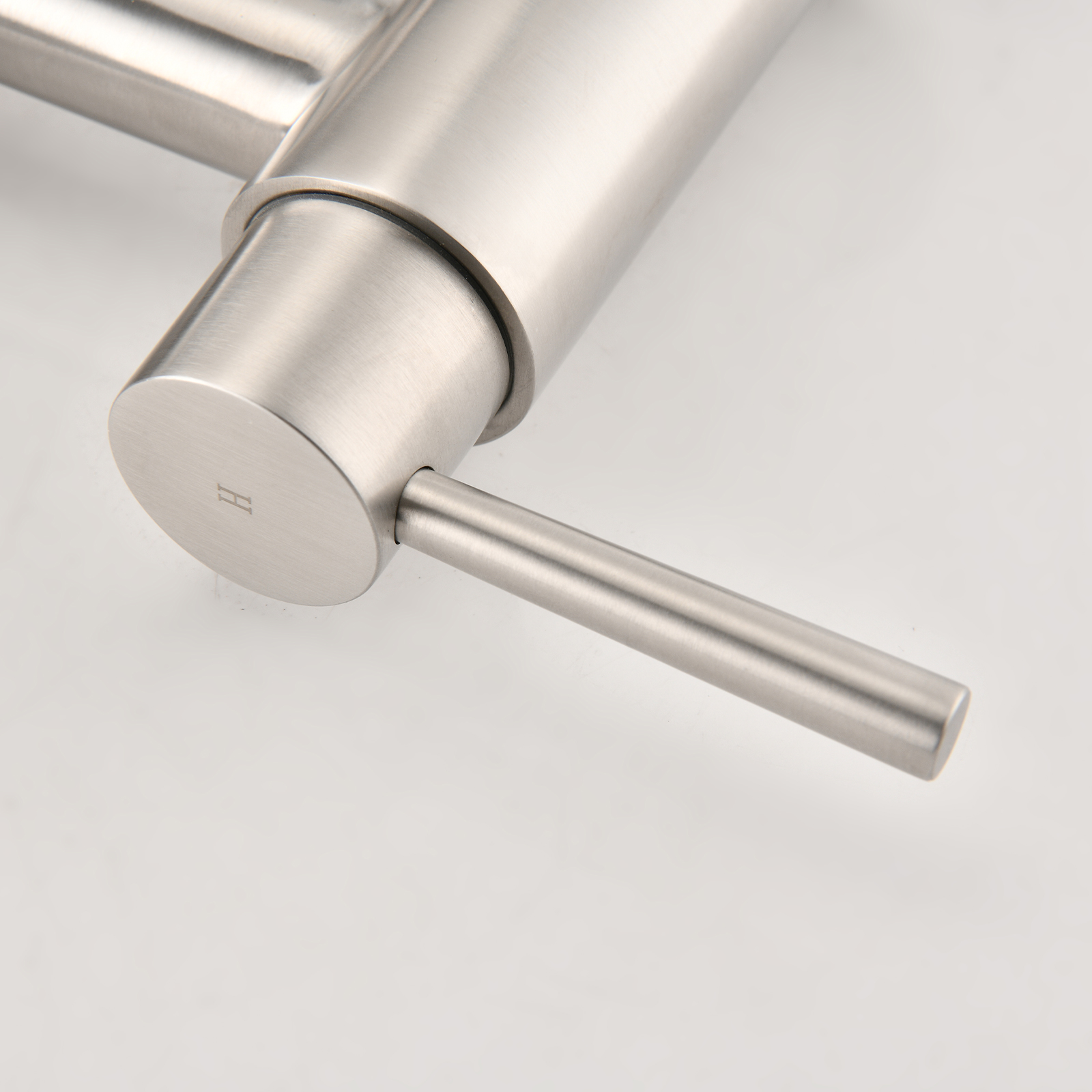 RV Kitchen Sink Faucet Brushed Gold Kitchen Faucet with Side Sprayer 3 Holes Double Handle 304 Stainless Steel 360 Swivel Rotation Faucet for Outdoor Farmhouse Camper Laundry RV Bar