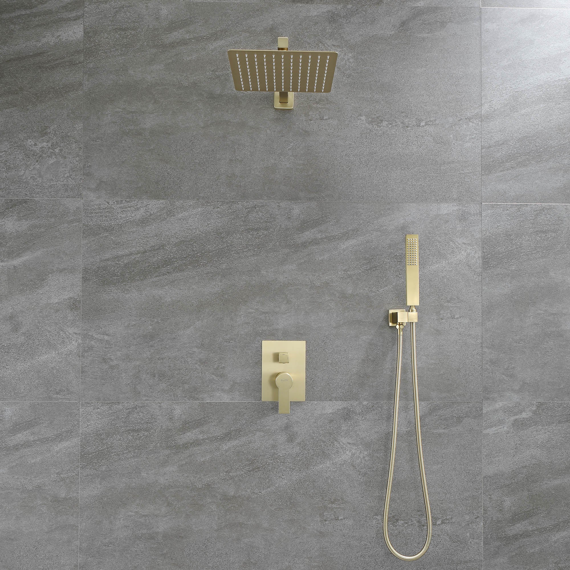 Boyel Living 10 Inch Wall Mounted Dual Shower Heads Rainfall Shower System-Boyel Living