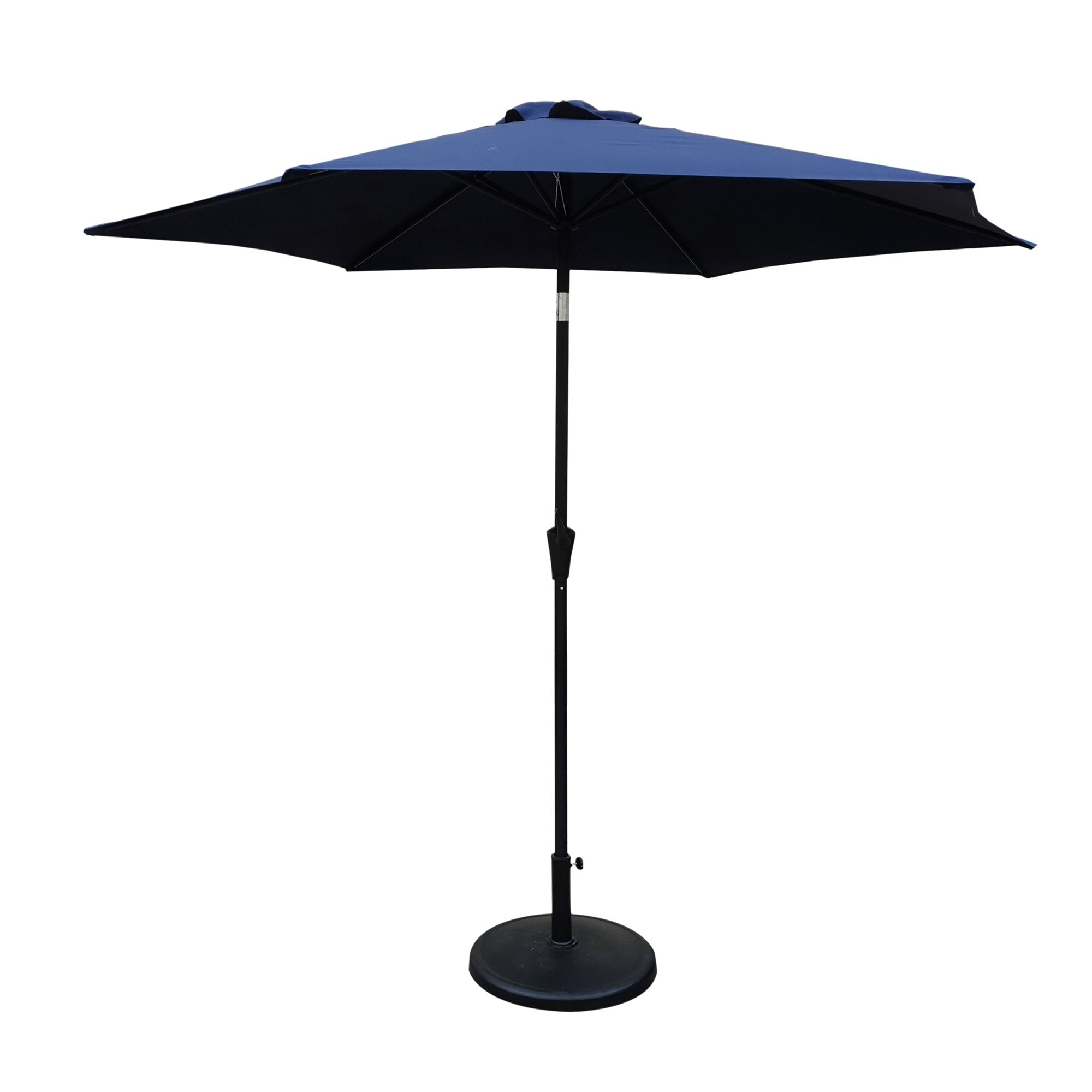 Outdoor Patio 9 Ft Crank Lift UV Protection Umbrella With LED Light-Boyel Living