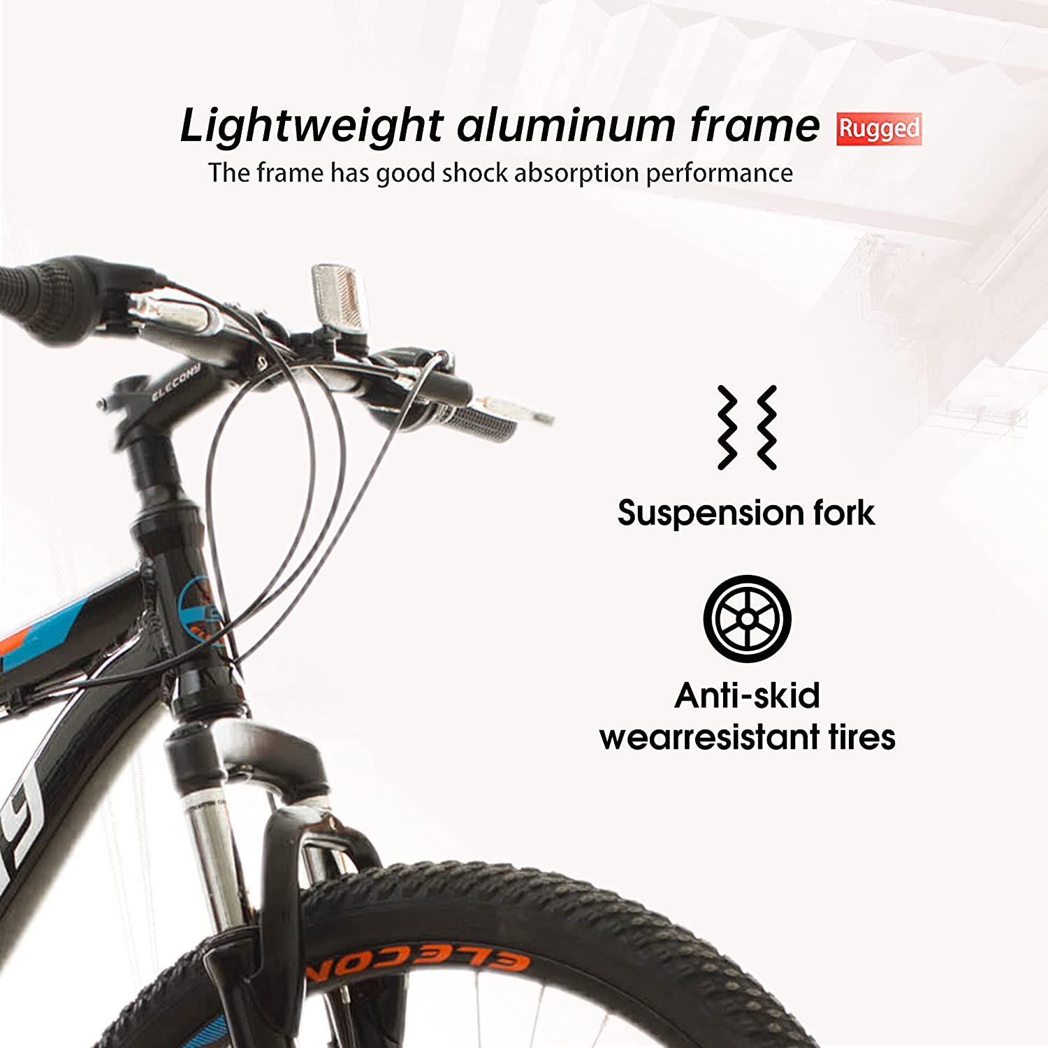 Details about   26in 21Speed Bicycle Fat Tire Mountain Bike 17in High-Tensile Aluminum Frame 