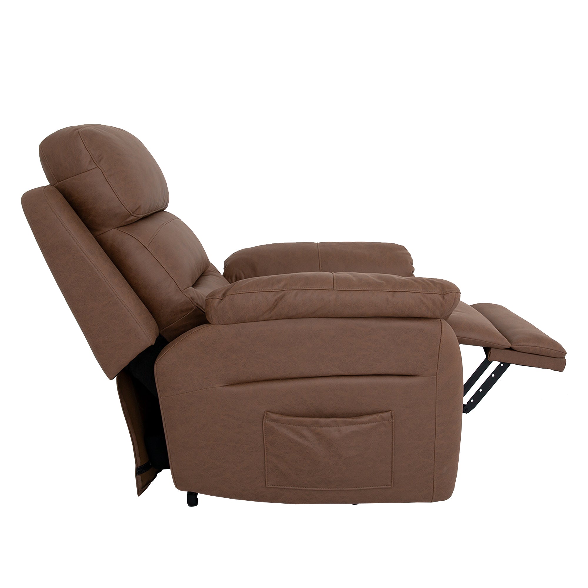 Power Lift Assist Standard Recliner with Storage and Overstuffed Pillows-Boyel Living