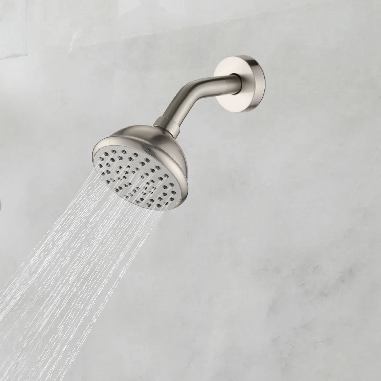 Boyel Living 1.8 GPM Wall Mount Shower System with 4 Body Sprays in Brushed Nickel-Boyel Living